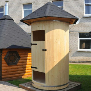 fassdusche - naturwellness - mobiles tiny house