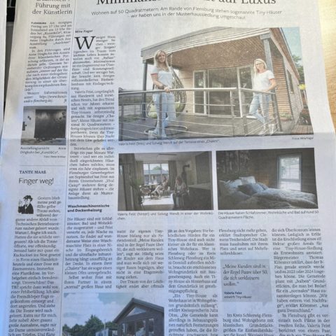 Article in Flensburger Nachrichten