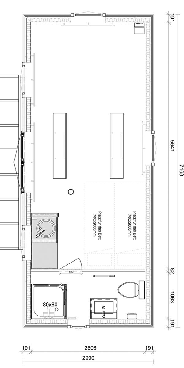 Grundriss Chalet Allgäu