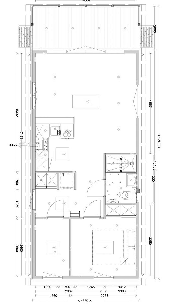 Grundriss Chalet Canada