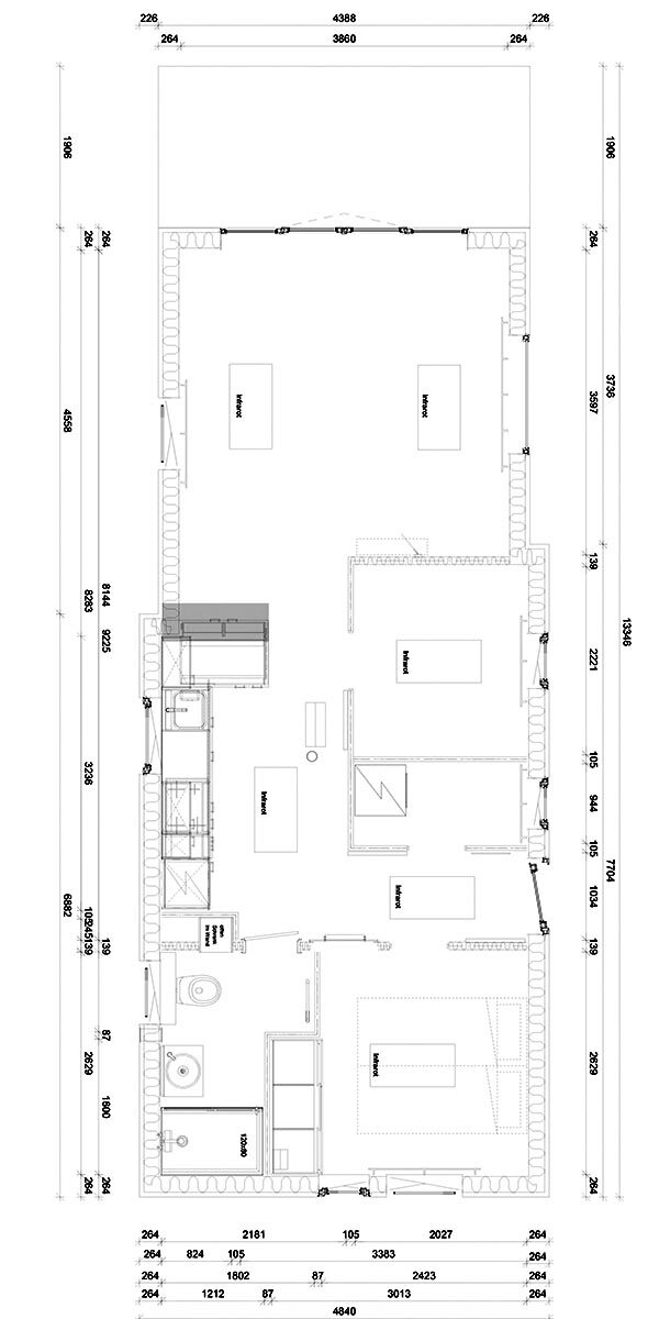 Grundriss Chalet Dänemark