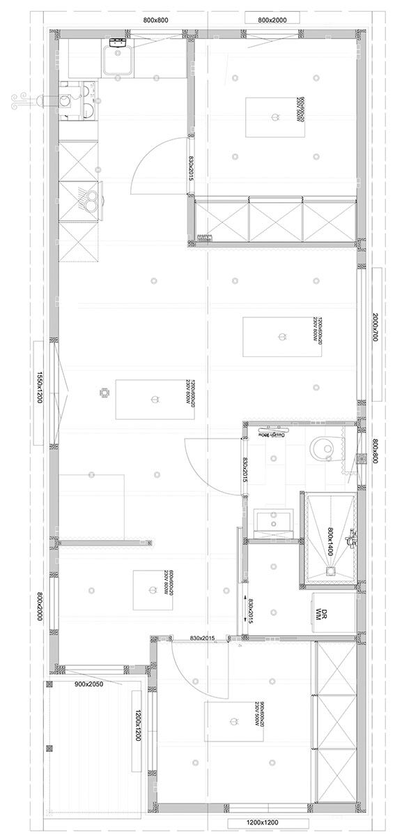 Grundriss Chalet Schwarzwald