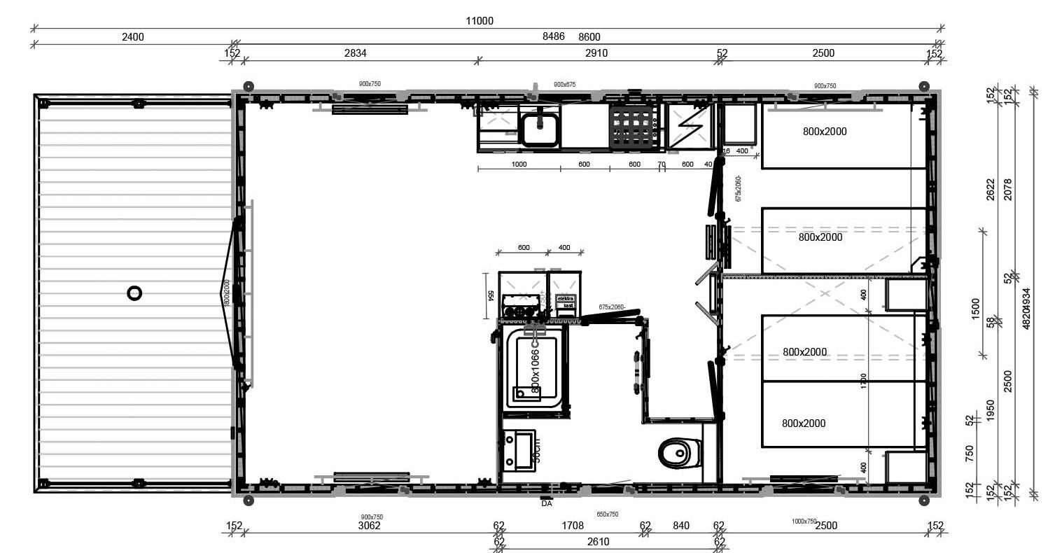 Chalet Canada Mini Grundriss