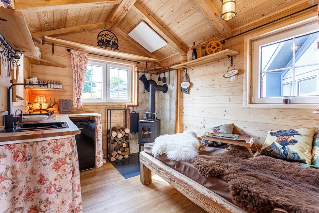 Vital Camp Almhütte Innen