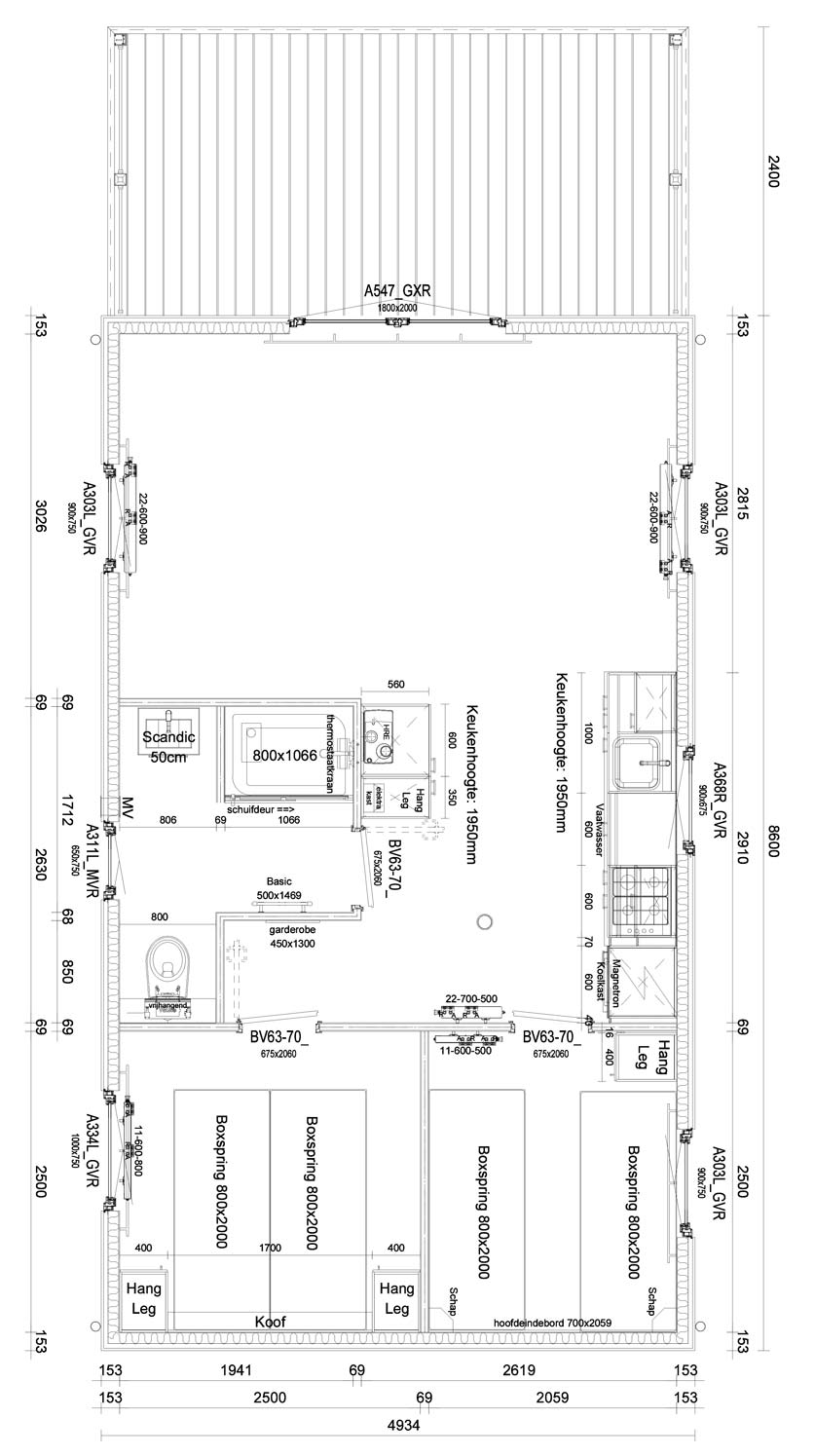 Chalet Canada Mini Grundriss