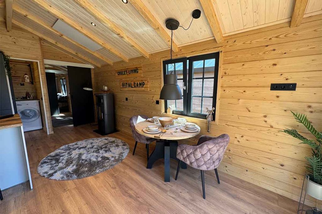 Vital Camp Flensburg Chalet Österreich Wohnzimmer