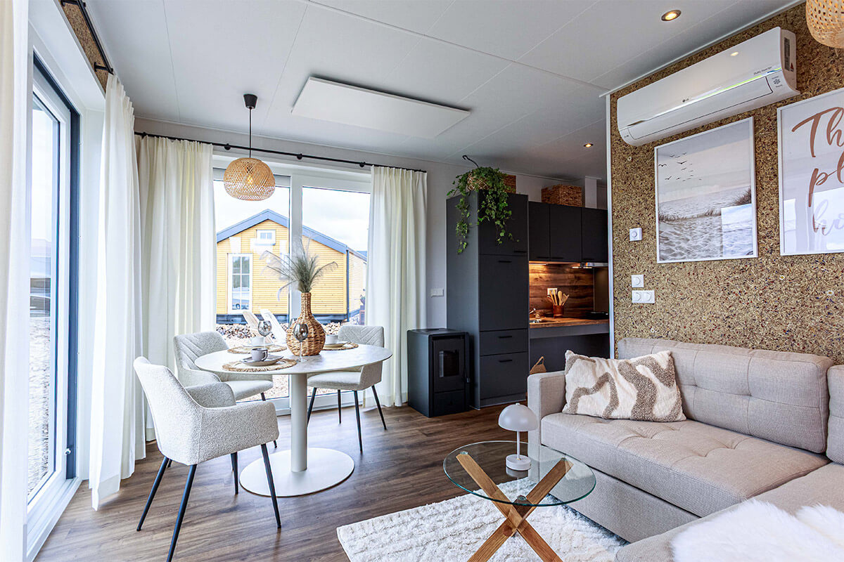 Chalet Südtirol barrierearm Wohnzimmer