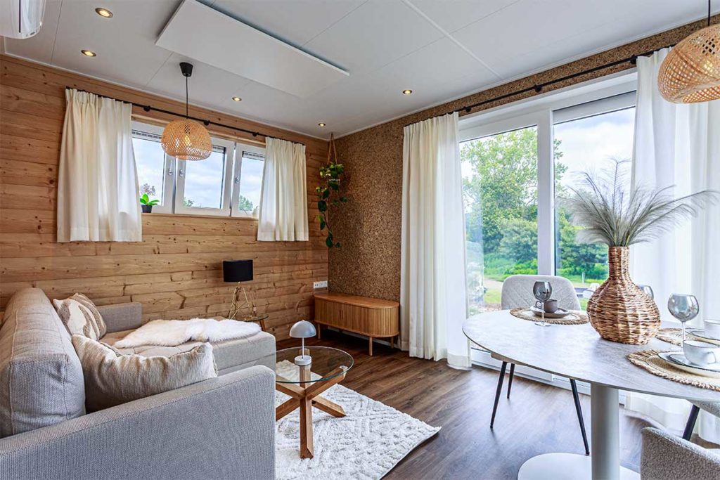 Chalet Südtirol barrierearm Wohnzimmer
