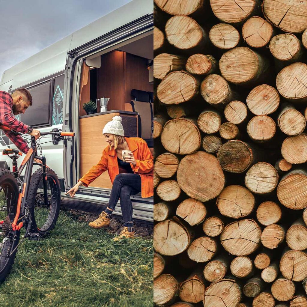 Vital Camp Kunden und Holz